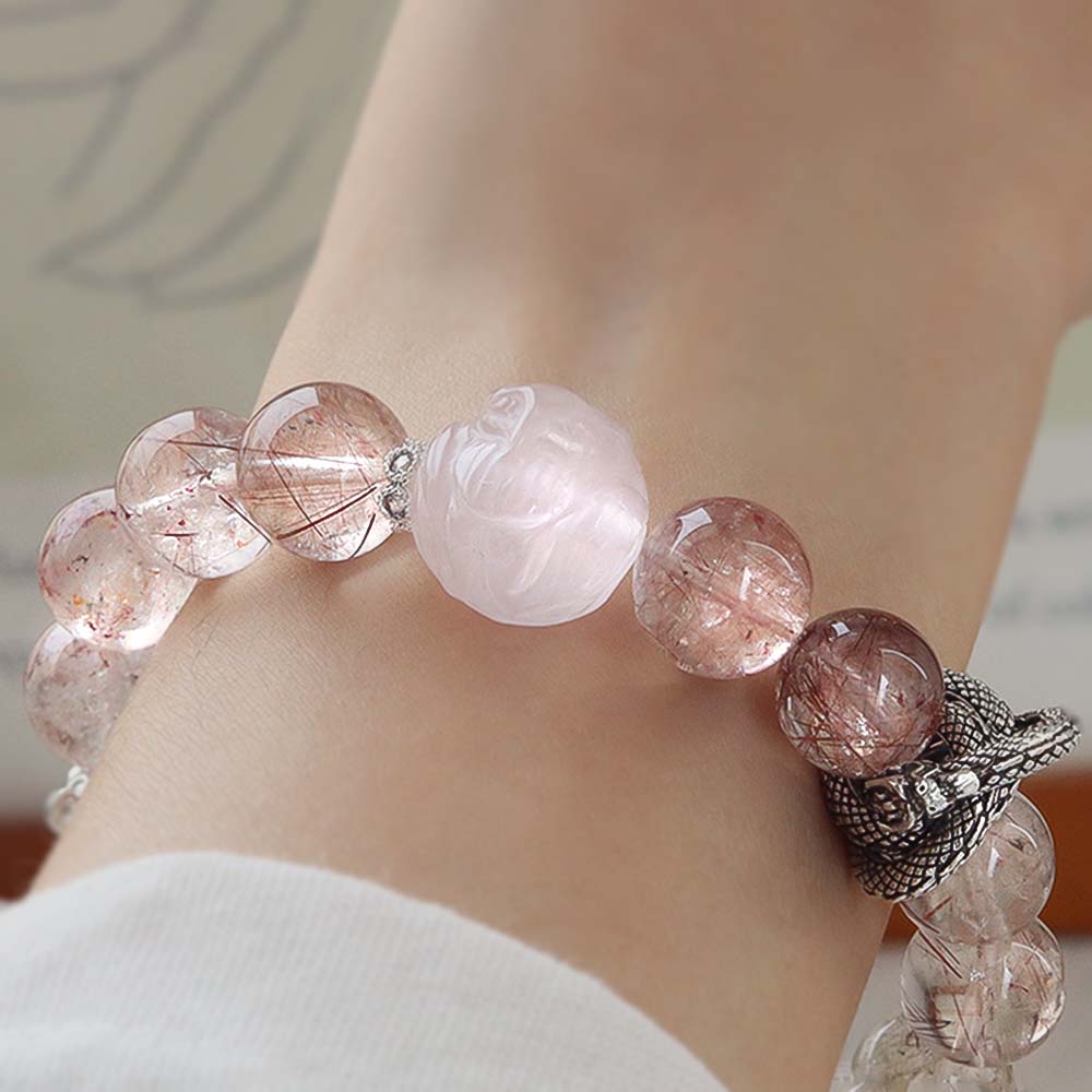 Natural Stone Healing Crystal Bracelet - Emotions and Relationships