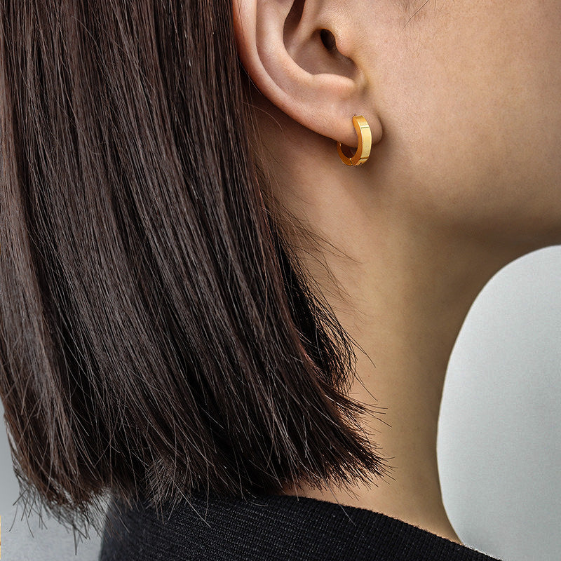 Surgical Steel Huggie Hoop Earrings