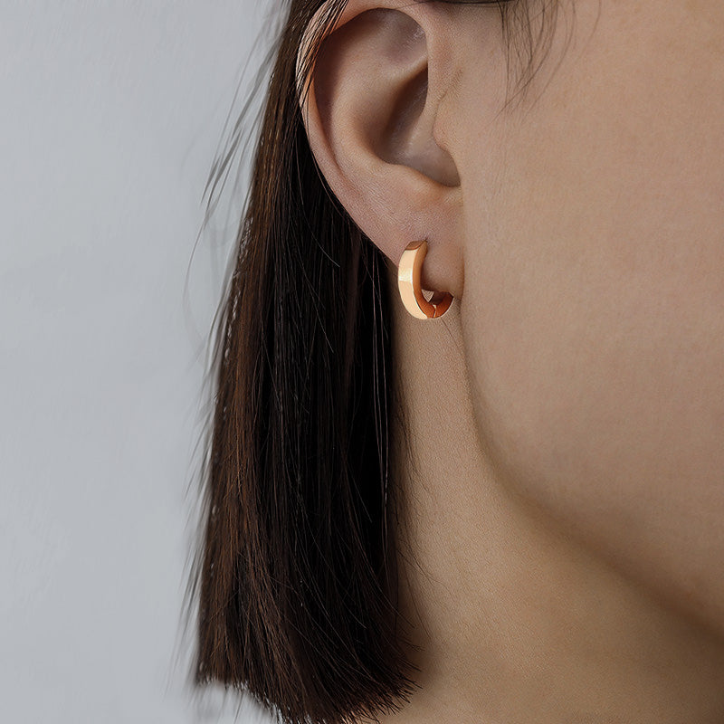 Surgical Steel Huggie Hoop Earrings