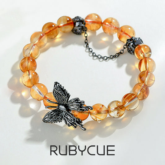 Natural Stone Healing Bracelet - Citrine Crystal (Positive Energy)