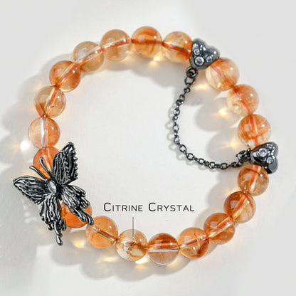 Natural Stone Healing Bracelet - Citrine Crystal (Positive Energy)